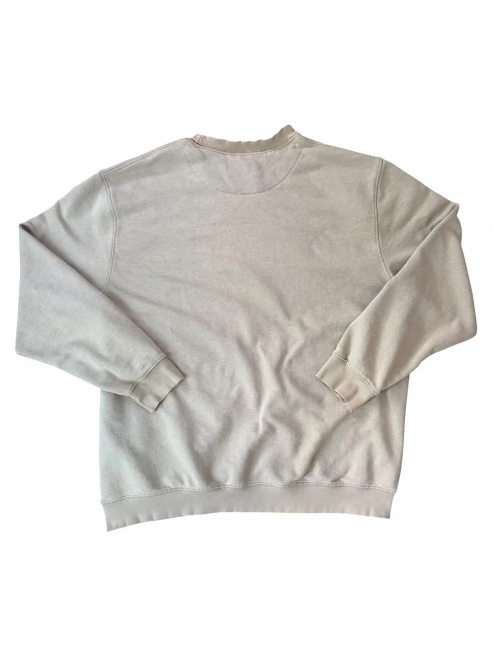 Vintage Y2K Nike Mini Swoosh Crewneck Pullover Sweatshirt XXL Cream Streetwear